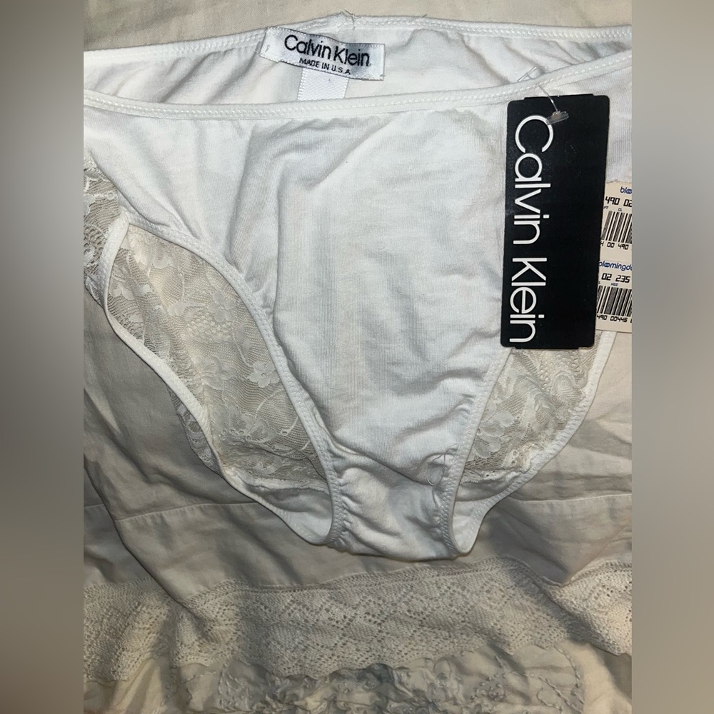 Calvin Klein panties White Cotton